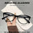 Lunettes de lecture œil de chat rétro contrastées pour femme, lunettes anti-lumière bleue, lunettes de lecture légères et confortables