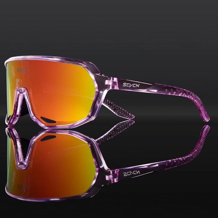 SCVCN Cycling Glasses Outdoor Sports Bicycle Sunglasses UV400 Running Eyewear Men MTB Cycling Sunglasses Road Bike Glasses