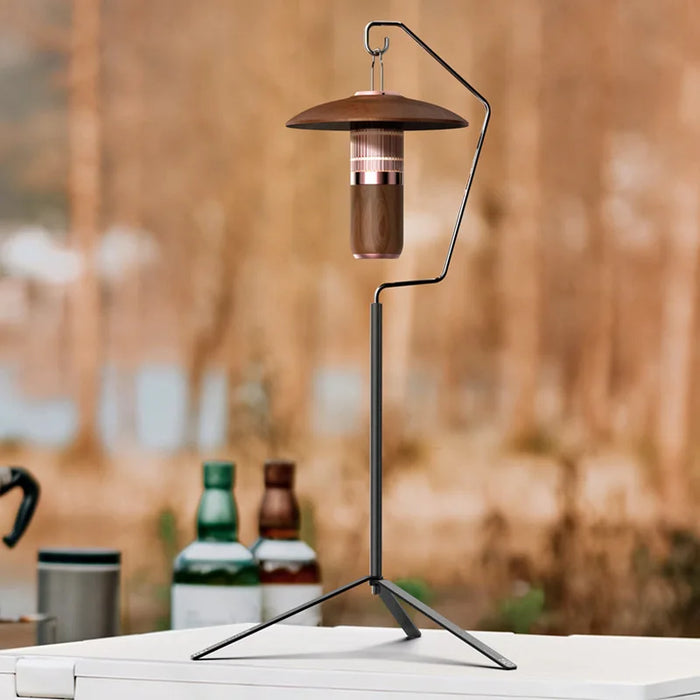 Support de lanterne ultra-léger TARKA - Support de table pliable et détachable pour l'extérieur, trépied de lampe portatif léger