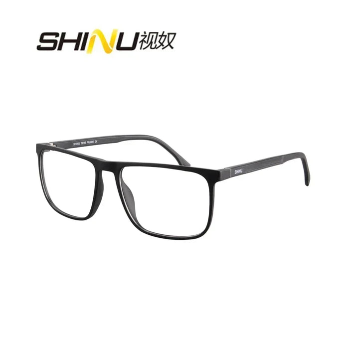SHINU Brand Photochromic Sunglasses Men Progressive Multifocal Reading Glasses Prescription Anti Blue Light Computer Glasses