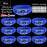 20-200 piezas Pulseras LED personalizables para bodas Pulsera de control de música y sonido Pulsera luminosa ajustable para bodas, cumpleaños, conciertos