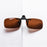 Gafas SHINU de clip con lentes naranjas y bloqueo de luz azul. Se pueden teñir con lentes graduadas para miopía, para hombre o mujer.
