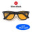 VIVIBEE Classic Square Gaming Blue Light Blocking Glasses Men Yellow Women Office Anti Light Eyeglasses Computer Filter Goggles
