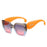 New Retro Leopard Gradient Square Women And Men Sunglasses 2026 Personality Luxury Colorful Frame Casual Versatile Glasses UV400