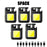 Keychain Light Mini Multifunctional Camping Flashlight USB Rechargeable LED Portable Bright COB Pocket Clip Lantern Outdoor Work
