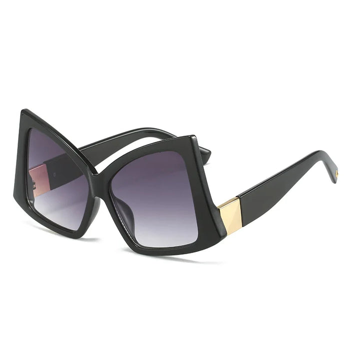 Irregular Square Sunglasses Women Double Color Frame Cat Eye Female Shades Brand Designer Gafas Luxury Sun Glasses UV400 Eyewear
