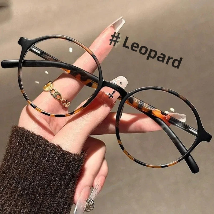 New Round Reading Glasses Women Computer Glasses Hyperopia Presbyopia Eyeglasses Clear Lens Prescription Eyewear очки для