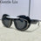 Sexy Cat Eye Punk Sunglasses Women 2026 Luxury Brand New Y2k Sports Double Frame Sun Glasses For Men Shield Eyewear Shades UV400