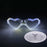 Funny LED Light Up Flashing Party Noodle Bridal Headband LED Glasses Girls Noodle Hair Bachelorette Party Rave Costume Dress Up