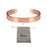 Vinterly Pure Copper Bracelets for Women Men 10mm Wide Adjustable Cuff Copper Magnetic Bangles Arthritis Healing Energy Jewelry