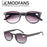 MODFANS Wood Look Reading Glasses Men Women Round Sun Readers Eyeglasses Frame Vintage Spring Hinge with Diopter +0.5 to +5.0