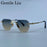 Gafas de sol cuadradas sin montura para hombre 2026, de lujo, de diseñador, modernas, de polígono, con montura de metal, gafas de sol Y2K, punk, sin montura, Hip Hop