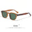 HBK Fashion Men's Sunglasses Gradient Lens Design Sun Glasses Simple Round Women Daily Wear Outdoor Shopping Travel Party