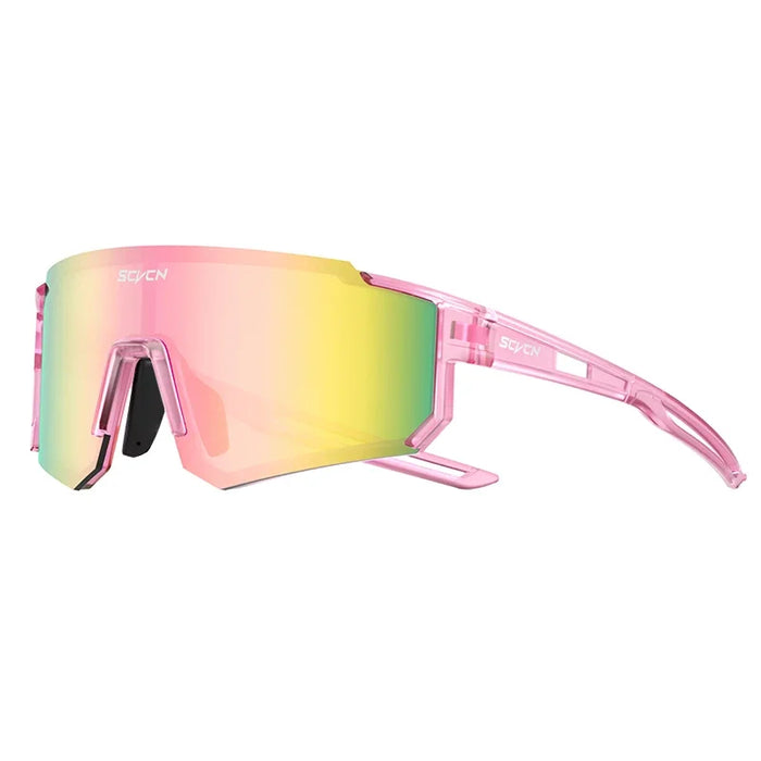 SCVCN Photochromic Cycling Glasses UV400 Protection Sports Running Sunglasses TR90 Men Women for MTB Bicycle Goggles Drving