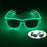 Nuevas gafas estilo Cyberpunk geniales, decoración de fiesta luminosa, gafas de sol LED que brillan, para fiestas en bares, raves y bailes