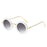 Retro Round Sunglasses Women INS Popular Style Fashionable Show Sun Glasses Unique Personality Outdoors Holiday Shades