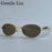 Vintage Small Frame Oval Sunglasses Women 2026 Luxury Trendy Steampunk Metal Sun Glasses For Lady Classic Outdoor UV400 Shades
