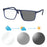 SHINU Lunettes de Lecture Progressives Multifocales Hommes Presbytie Hypermétropie Lunettes Multifocales Avec Ordonnance Lentille CR39