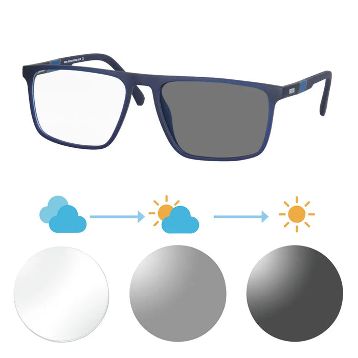 SHINU Lunettes de Lecture Progressives Multifocales Hommes Presbytie Hypermétropie Lunettes Multifocales Avec Ordonnance Lentille CR39