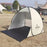 2-3 Person Instant Pop Up Tent UPF50+ UV Protection Waterproof Beach Tent Silver Coating Portable Camping Sun Shelter
