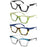 Gafas de lectura grandes para mujer, lectores extragrandes, tipo ojo de gato, bloqueo de luz azul, antifatiga visual/UV, a la moda, XL