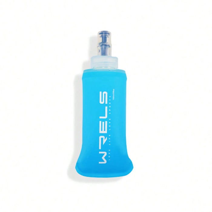 WRELS Botella de agua blanda para camping, deportes, bolsa plegable, cantimplora para correr al aire libre, mochila de hidratación, cintura, bicicleta, sin BPA