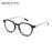 ZENOTTIC Gafas retro circulares anti luz azul Gafas de ordenador redondas con bloqueo de luz azul para unisex Moda 420007
