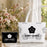Fashion M-Mary Quant Storage Bags 2-Piece Canvas Tote Bag Set with Zipper Pouch Large Capacity Shopping Travel Bag