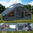 Inflatable Tents for Camping - Easy Blow Up Glamping Tent with Hand Pump, Hot Tent with Stove Jack Waterproof PVC Air Inflatable