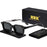 HBK Elegant Square Men's Sunglasses Fashion Frame Vintage Temple Tips Women's Travel Business Party Gift Glasses UV400