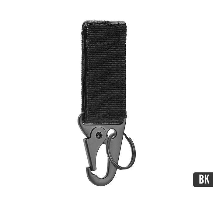 1-3 PIEZAS. Hebilla táctica colgante Molle de nailon con mosquetón, cinturón, llavero triangular para escalada al aire libre, camping, herramienta y accesorio