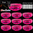 20-200 piezas Pulseras LED personalizables para bodas Pulsera de control de música y sonido Pulsera luminosa ajustable para bodas, cumpleaños, conciertos