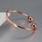 Vinterly Pure Copper Bracelets Magnetic Shiny Adjustable Bangles Arthritis Pain Relief Health Magnet Jewelry Anti Radiation