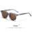 HBK Elegant Square Men's Sunglasses Fashion Frame Vintage Temple Tips Women's Travel Business Party Gift Glasses UV400