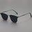 Lunettes de soleil carrées vintage en métal pour hommes et femmes, lunettes de protection UV400 tendance rétro unisexe