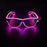 Nouvelles lunettes lumineuses LED sans fil pour festival, rave, soirée, lunettes de soleil mosaïque lumineuses néon, lunettes de club disco