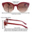 Lunettes de soleil tendance femme luxe 2026 Monture TR90 verres mode Protection UV400 avec étui à lunettes pour extérieur Lunettes de protection solaire