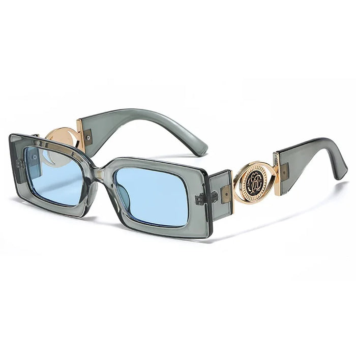 Small Rectangle Sunglasses Men Women Travel Shades Square Sun Glasses Vintage Retro Lunette Soleil Femme Gafas De Sol UV400