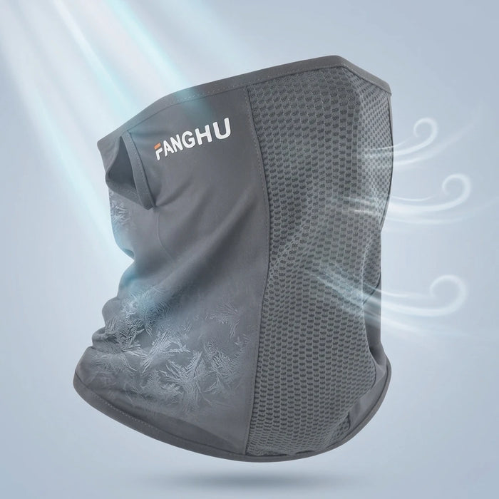 Cooling Ice Silk Face Masks UPF50+ UV Protections for Outdoor Cycling and Hiking