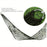Heavy-Duty Thickened Nylon Outdoor Hammock with Green Insect Net, Portable Hammock for Garden & Camping