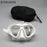 Wet Low Volume Diving Mask Tempered Glass Freedive Mask J-type Diving Mask Snorkel Set with Camera Mount Black