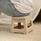 Portable Thickened Folding Stool Lightweight Space Saving Foot Stool For Home Outdoor Camping Fishing Simple Design