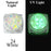 Luminous Glitter Gel Face Body Art Makeup UV Glow in The Dark Waterproof Long Lasting for Party Rave Festival Cosmetic Tool