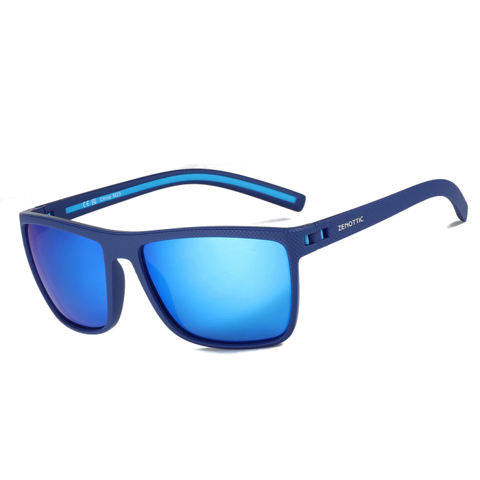 ZENOTTIC Lunettes de soleil polarisées tendance pour femmes et hommes, monture légère en TR90, protection UV400, lunettes de soleil carrées
