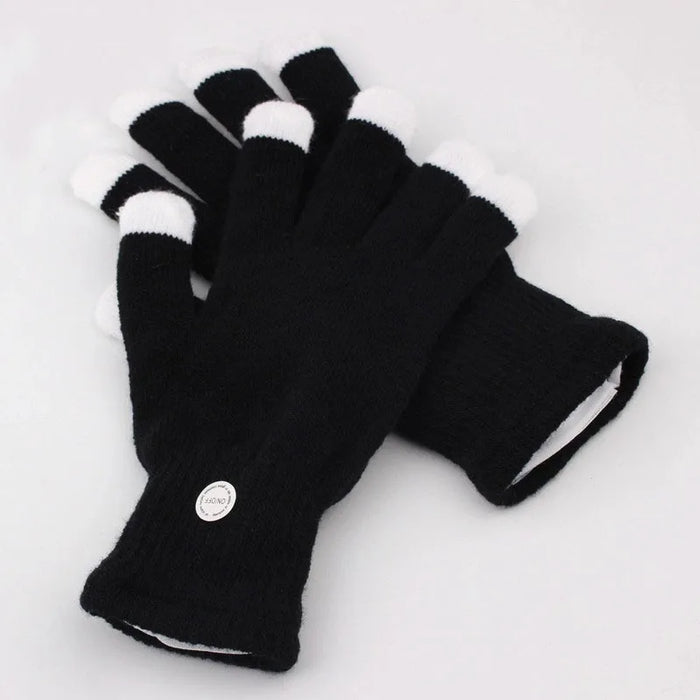 Guantes LED intermitentes para dedos 2026, nuevos, 7 colores, guantes que se iluminan para fiestas, festivales, raves, bailes, regalos electrónicos geniales