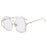 Nouvelles Lunettes de Soleil Ovales de Luxe à Dégradé pour Femmes 2025 Personnalité Double Pont Cadre Design Avancé Lunettes Hommes Tous Styles UV400