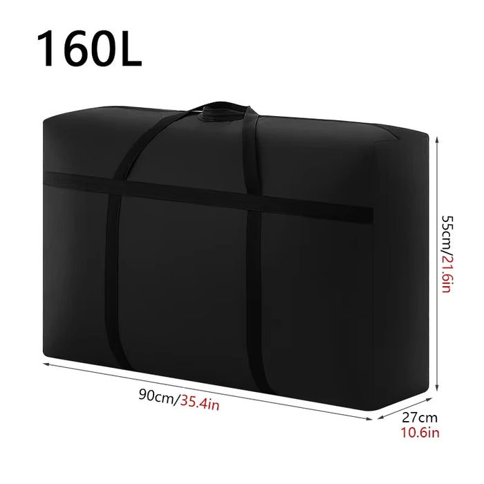 Bolsas de equipaje de mudanza impermeables extragrandes, bolsa de lavandería, bolsa de compras, bolsa de viaje plegable, organizador de edredones de gran capacidad