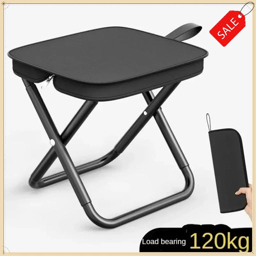 Silla plegable ultraligera portátil, multifuncional, para acampar al aire libre, pesca, picnic, viajes, taburete, accesorios de asiento