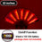 Luminous Folding LED Fan Dancing Light Fan Flashing For Night Music Show Rave Festival Accessories Glowing In The Dark Party