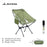 Defthike Official Folding Chair Oversized Camping Chair 7 Series Aluminum Alloy Load Capacity 150kg Outdoor Portable Chair Home